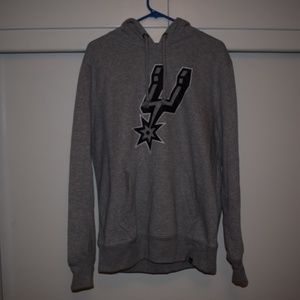 Gray San Antonio Spurs Hoodie Jacket '47 Brand